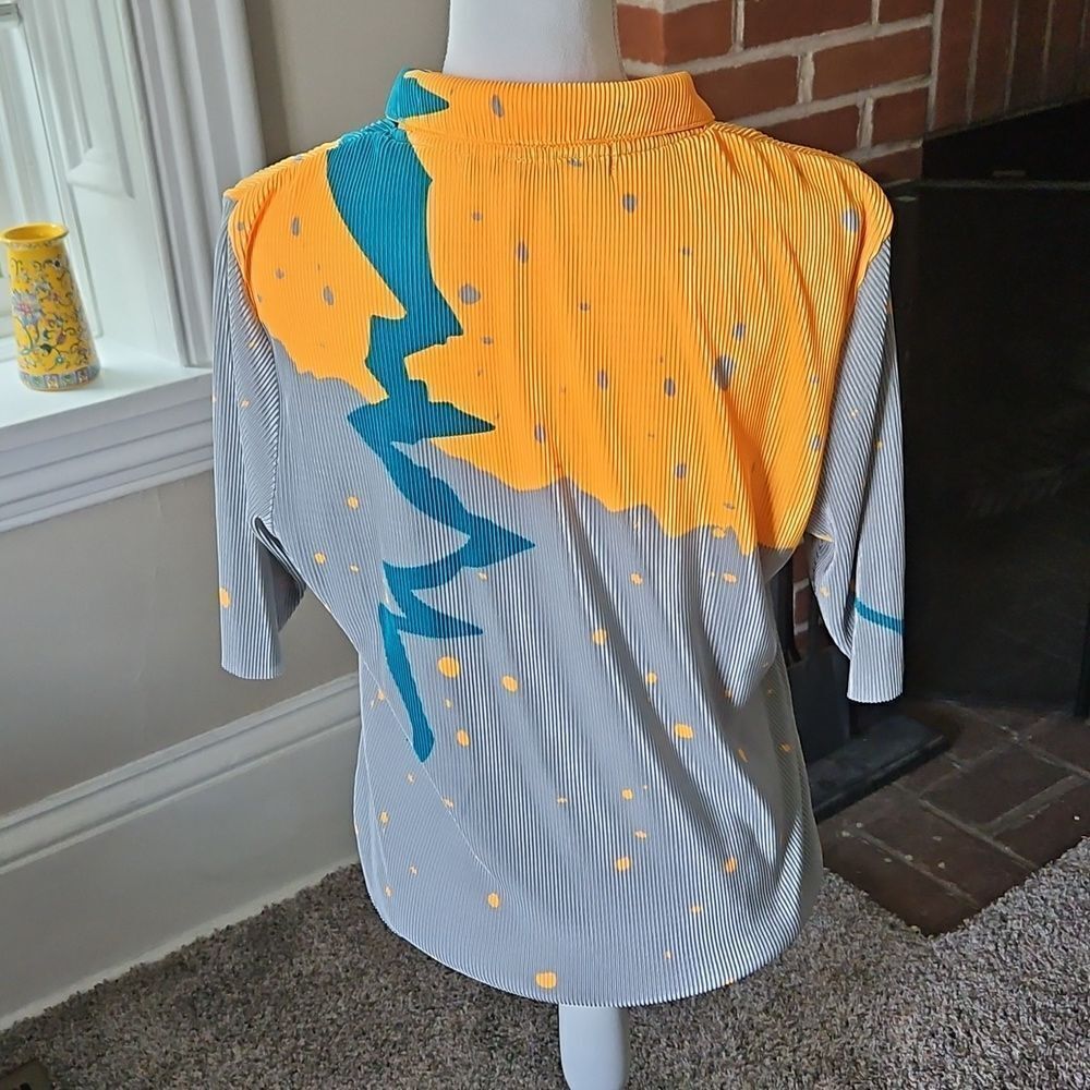 Jamie Sadock Zip-Up Top Short Sleeve Top - Picture 2 of 5